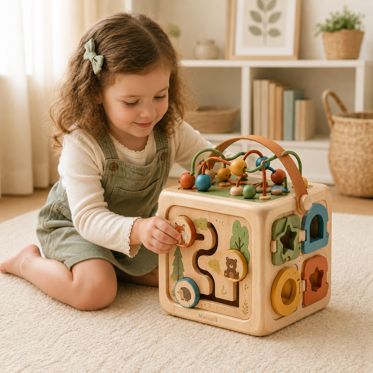 Mavioria WonderNest Activity Cube lifestyle view